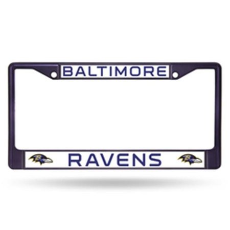 RICO INDUSTRIES Baltimore Ravens License Plate Frame Metal Purple 9474696462